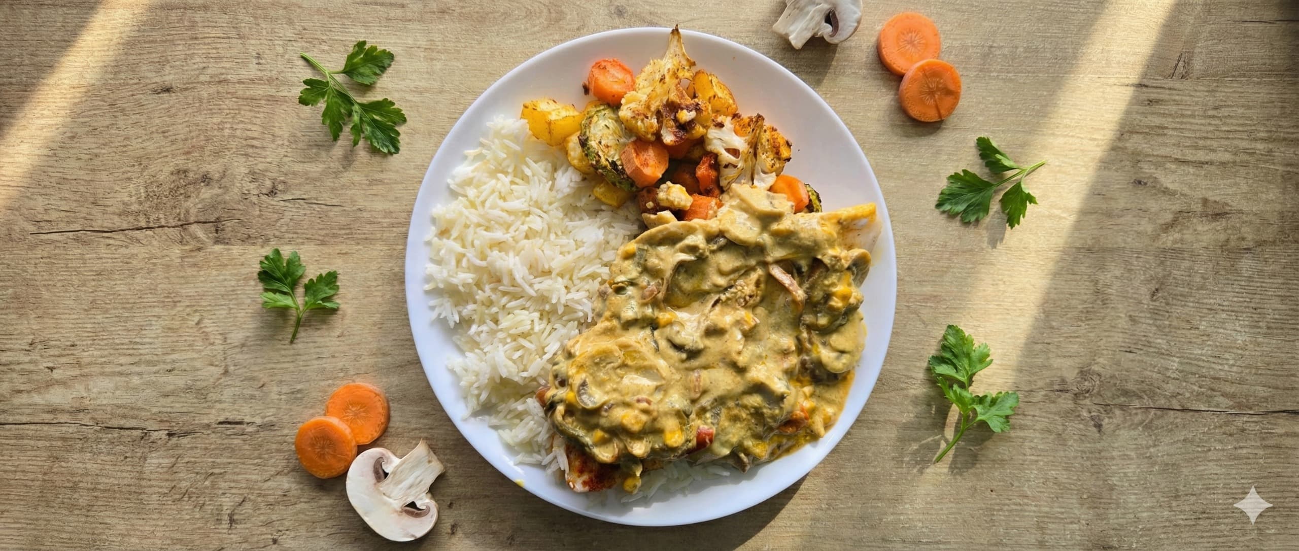 Colorful healthy dishes